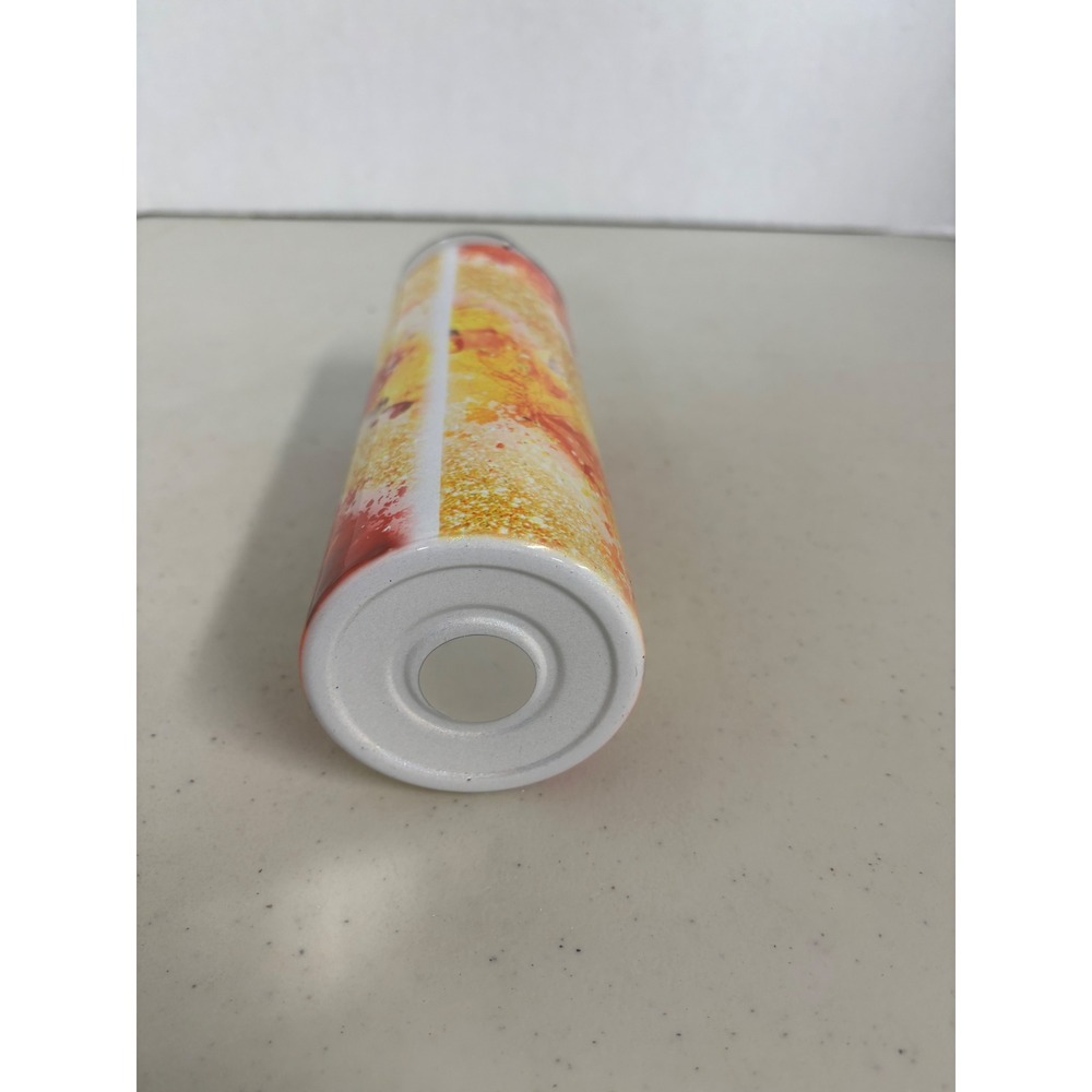 Autumn Maple Leaf Skinny Tumbler Stainless Steel Insulated Cup with Straw - Picture 4 of 4